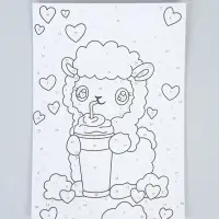 Картина по номерам &laquo;Милая овечка&raquo;, 20&times;30 см