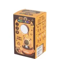 Ночник "Капибара в чашке" 8хLED 3Вт 5V USB АКБ 2 режима 9,5х9,5х28,5 см Ночник "Капибара в чашке" 8хLED 3Вт 5V USB АКБ 2 режима 9,5х9,5х28,5 см