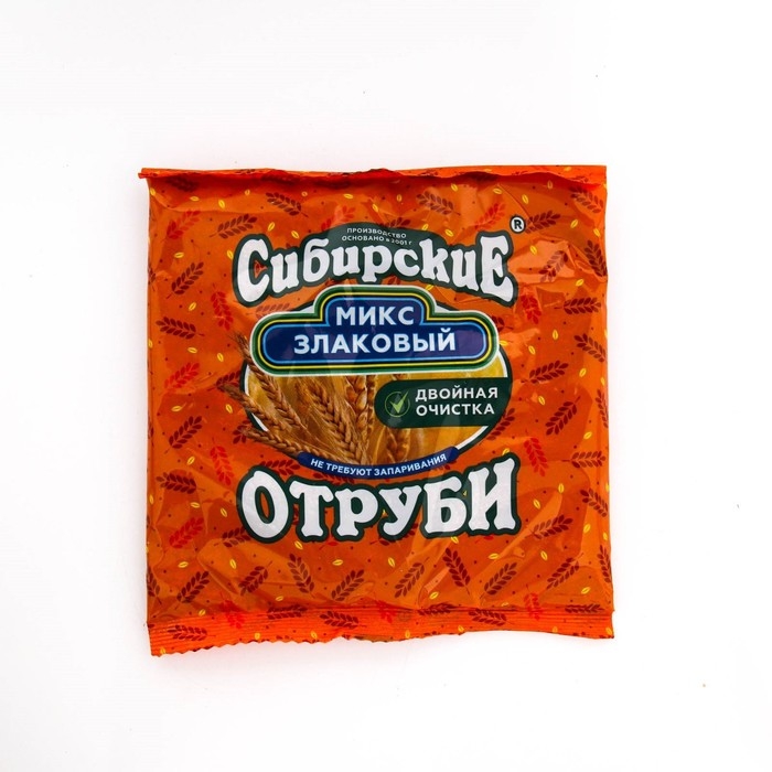 Отруби Сибирские Злаковый микс, 180 г Отруби Сибирские Злаковый микс, 180 г