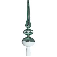 Ёлочные игрушки &laquo;Льдинки&raquo;, шары новогодние, набор 19 шт., зелёный