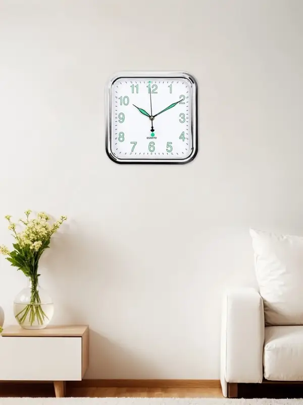 Часы настенные &laquo;Илони&raquo;, дискретный ход, светящиеся, d=25 см