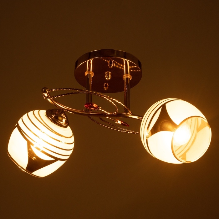 Люстра Люстра "Баффи" 2х40Вт Е27 Золото МОДЕЛЬ: 2751100