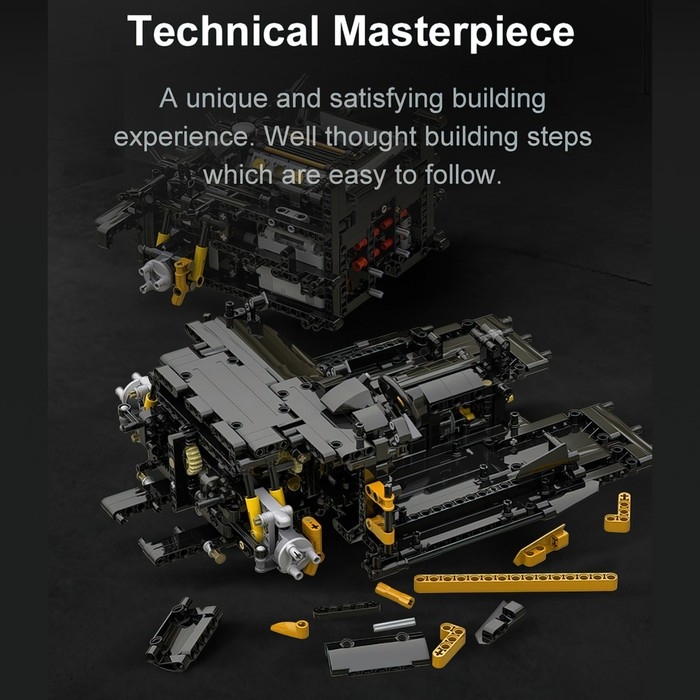 Конструктор радиоуправляемый &laquo;Спорткар&raquo;, 3187 деталей