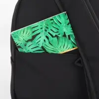 Рюкзак школьный на молнии, с карманами, однотонный, размер 28&times;11&times;40 см, чёрный