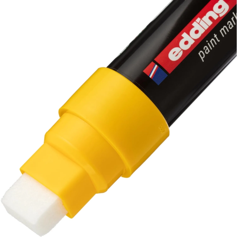 Маркер лаковый E-52 на водной основе, жёлтый, 4-15 мм