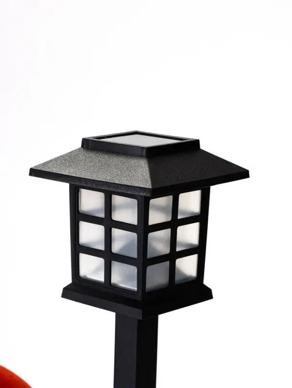 Садовая фигура - фонарь &laquo;Гном с фонарем и петухом&raquo; из полистоуна, 31&times;23&times;56 см