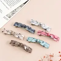 Заколка - автомат для волос QF &laquo;Велия&raquo; сияние, 9 см, МИКС