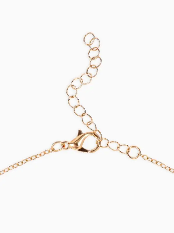 Кулон на цепочке &laquo;Прелесть&raquo;, сердце, оберег, голубой в золоте, 40 см