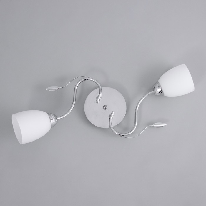 Люстра Люстра "Джил" 2х60Вт Е27 Хром 54х25х22см