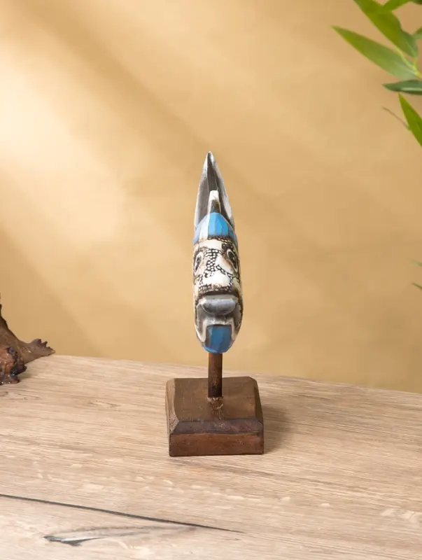 Сувенир Сувенир "Рыба" дерево 25х7х18 см, цв. бирюзовый