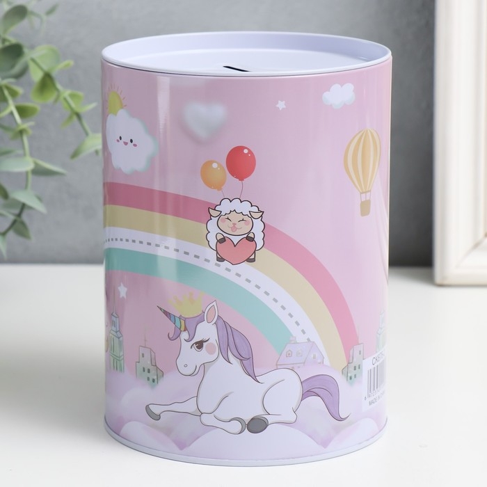 Копилка металл банка Копилка металл банка "Звери облачного царства" набор 3 шт 10х10х15;12х12х16;15х15х21,4 см