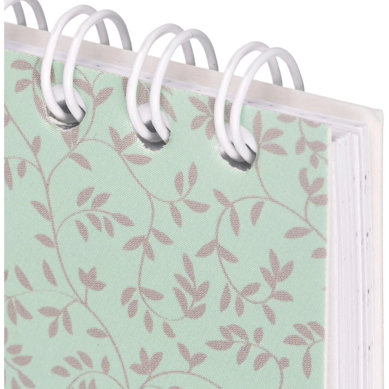 Блокнот А6,60л,точка,греб.верхн,обл.глянц.лам. Attache Fleur Мята