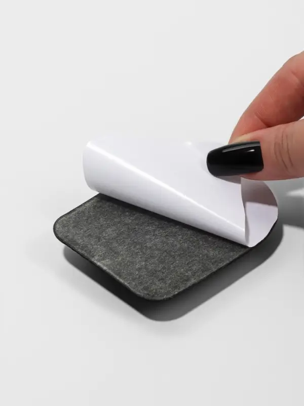 Подпяточники для обуви, клеевая основа, 8.3&times;6.5 см, пара, чёрные