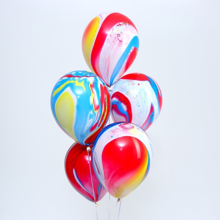 Шар латексный 12 Шар латексный 12" «Агат МИКС», набор 25 шт.