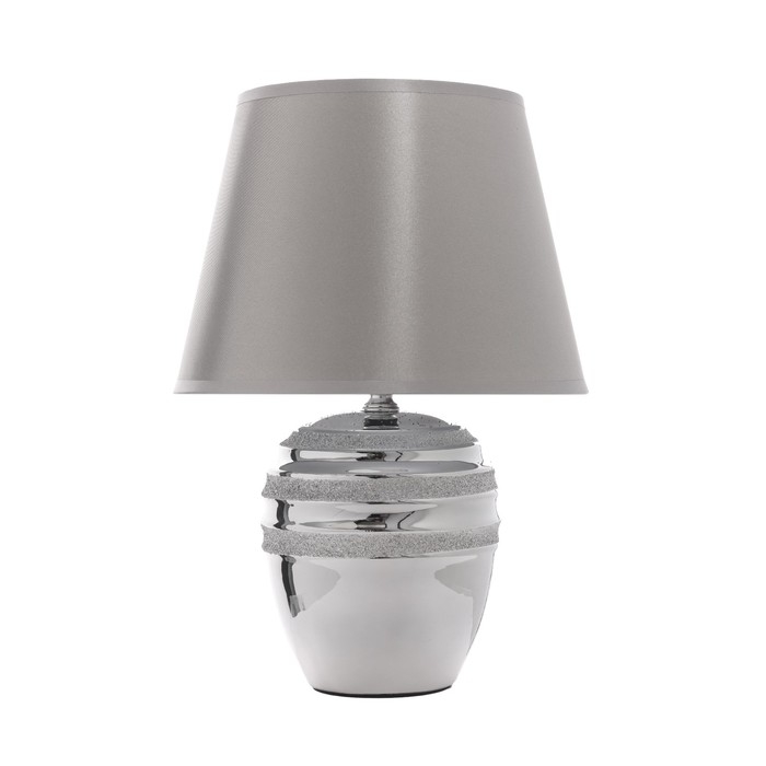 Настольная лампа Настольная лампа "Сервантос" Е14 40Вт серебро 22х22х34см