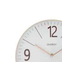 Часы настенные ENERGY ЕС-158, интерьерные, d-29.3 см, кварцевые, белые с золотым Часы настенные ENERGY ЕС-158, интерьерные, d-29.3 см, кварцевые, белые с золотым
