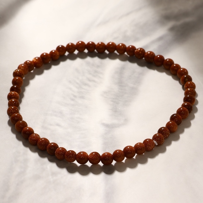 Браслет шар №4 «Авантюрин коричневый» Браслет шар №4 «Авантюрин коричневый»