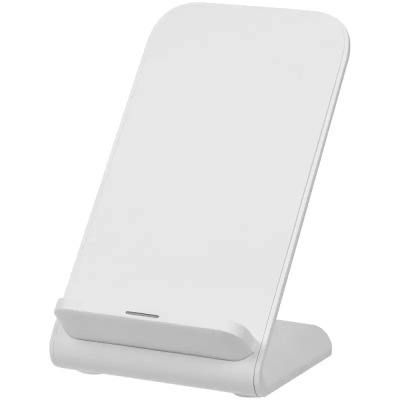 Беспроводное зарядное устройство с быстрой зарядкой Overtop, белое Беспроводное зарядное устройство с быстрой зарядкой Overtop, белое