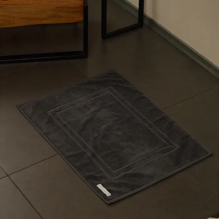 Коврик махровый SL HOME: Basic &laquo;Гри Сандре&raquo;, 50&times;70 см, хлопок 100%