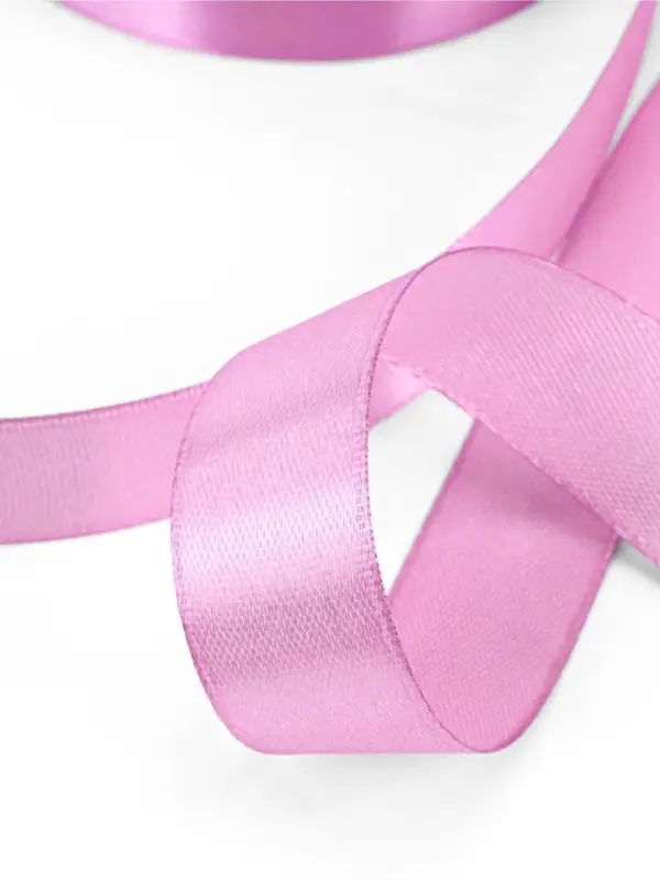 Лента атласная, 20 мм, 23&plusmn;1 м, светло-сиреневая №45