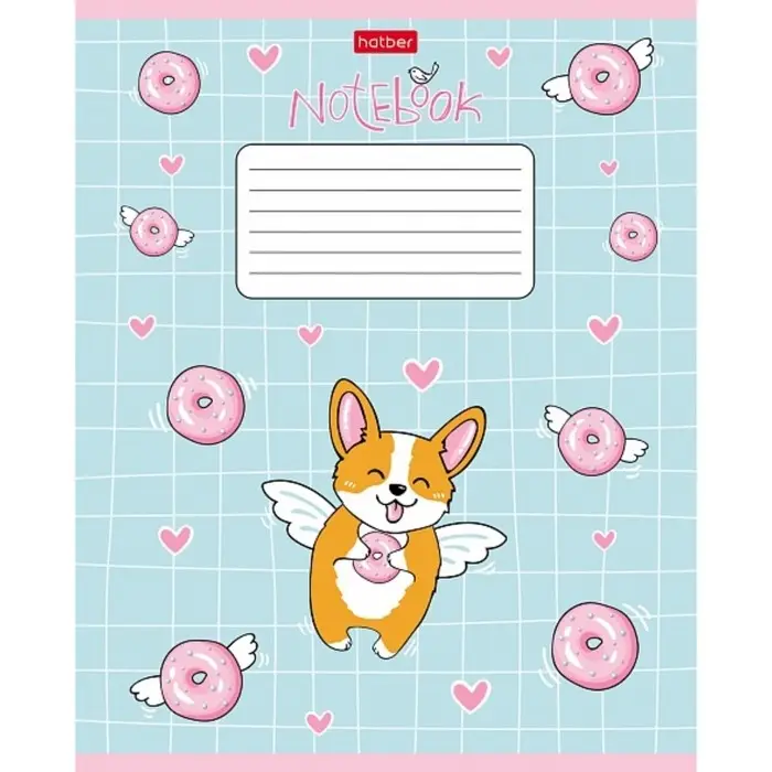 Тетрадь 24л кл Замечтательно!, обл мел карт, скругл углы, бл 65 г/м2, МИКС