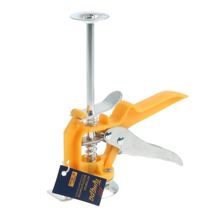 Регулятор высоты плитки ТУНДРА, пластиковая ручка, диапазон 10 - 95 мм Регулятор высоты плитки ТУНДРА, пластиковая ручка, диапазон 10 - 95 мм