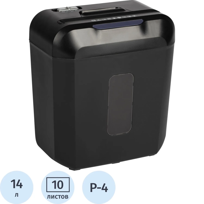 Шредер (уничтожитель) ProMega office OS808-10C , 4ур.секр., 10л., 14 лит