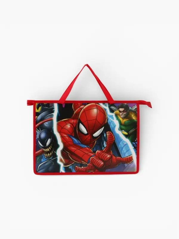 Папка с ручками, пластик, А4, &laquo;Супергерой&raquo;