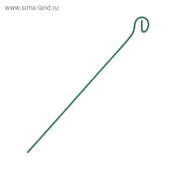 Колышек для подвязки растений, h=60 см, d=3 мм см, проволочный, зелёный, Greengo Колышек для подвязки растений, h=60 см, d=3 мм см, проволочный, зелёный, Greengo