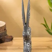 Сувенир "Заяц" дерево 10х3х24 см Сувенир "Заяц" дерево 10х3х24 см