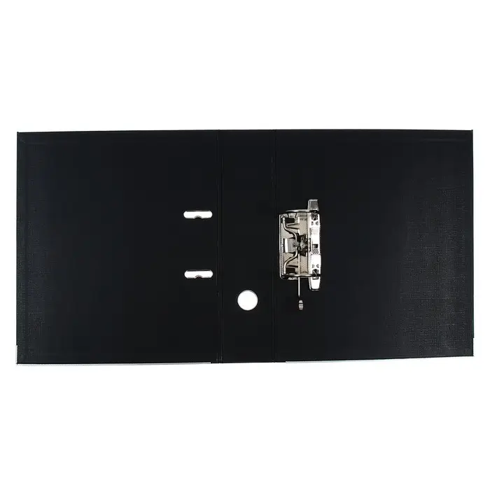 Папка-регистратор А4, 75 мм, Lamark, ПВХ, двухстороннее покрытие, металлическая окантовка, карман на корешок, собранная, черный/черный Папка-регистратор А4, 75 мм, Lamark, ПВХ, двухстороннее покрытие, металлическая окантовка, карман на корешок, собранная, черный/черный