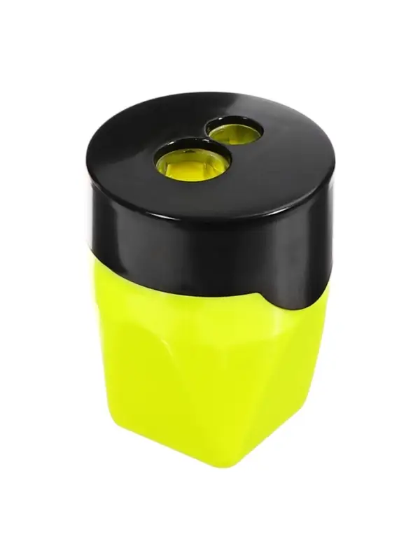 Точилка Calligrata &laquo;Классика&raquo;, двойная, с контейнером, МИКС