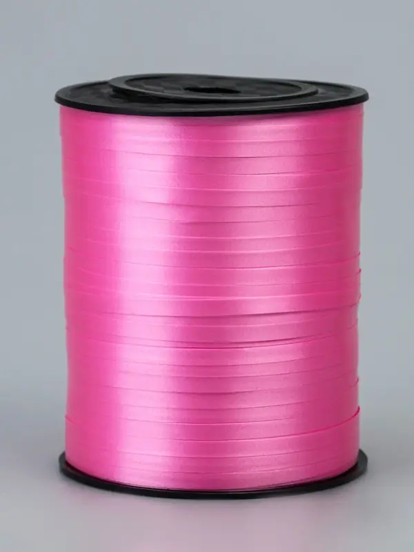 Лента для декора, подарков и шаров, розовый, 0.5 см &times; 500 ярдов