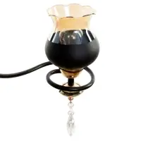 Светильник подвесной BayerLux &laquo;Лира&raquo;, люстра 3хЕ27, 40 Вт, чёрный, 60&times;60&times;85 см