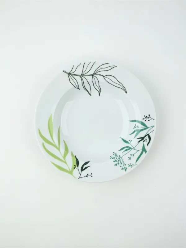 Тарелка суповая керамическая «Природные мотивы», d=21 см