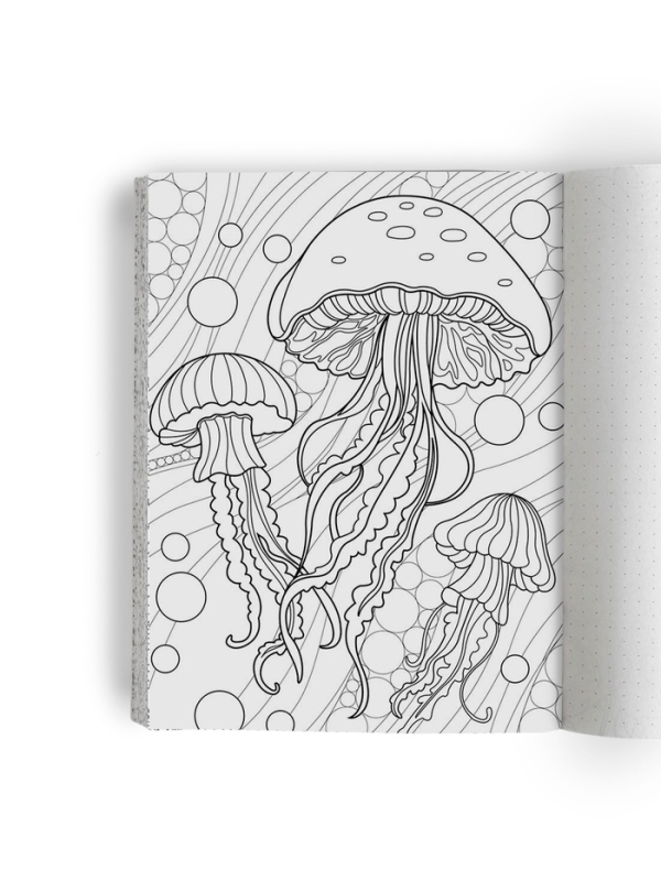 Ежедневник-смешбук раскраска антистресс  А5, 80 листов  Ежедневник-смешбук раскраска антистресс  А5, 80 листов "Мечты"