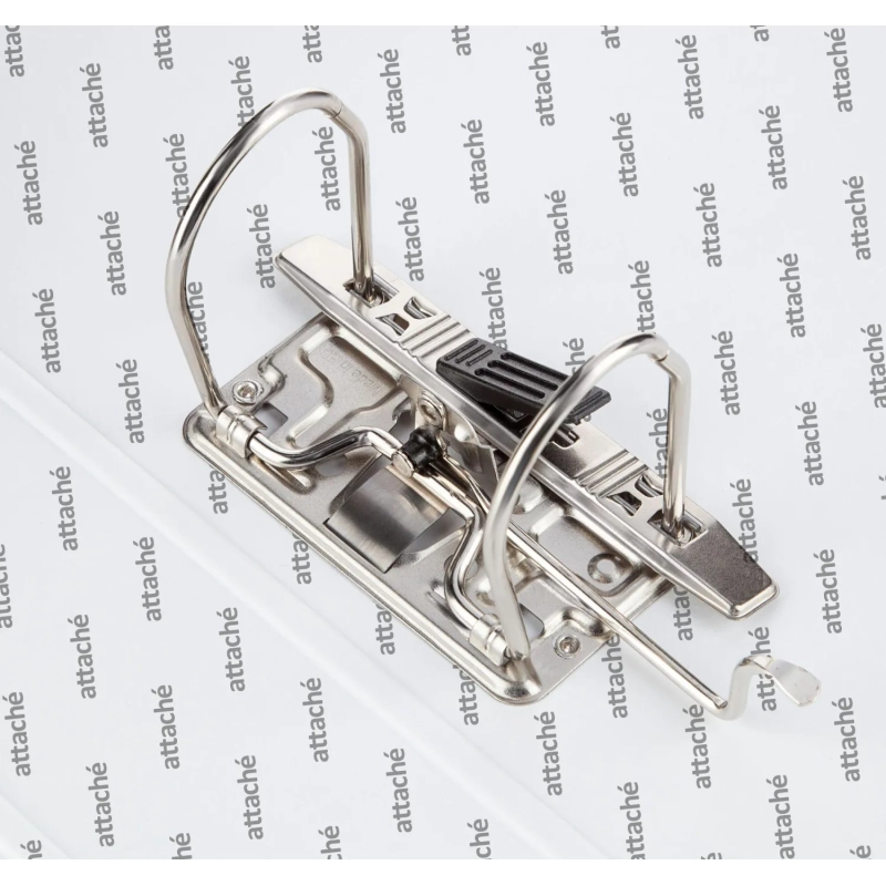 Папка-регистратор 75мм  Attache Neon А4 зеленый б/мет уголка, лам картон