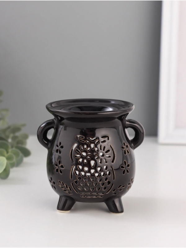 Аромалампа керамика Аромалампа керамика "Совушка и цветочки" МИКС 8,5х10х9,5 см