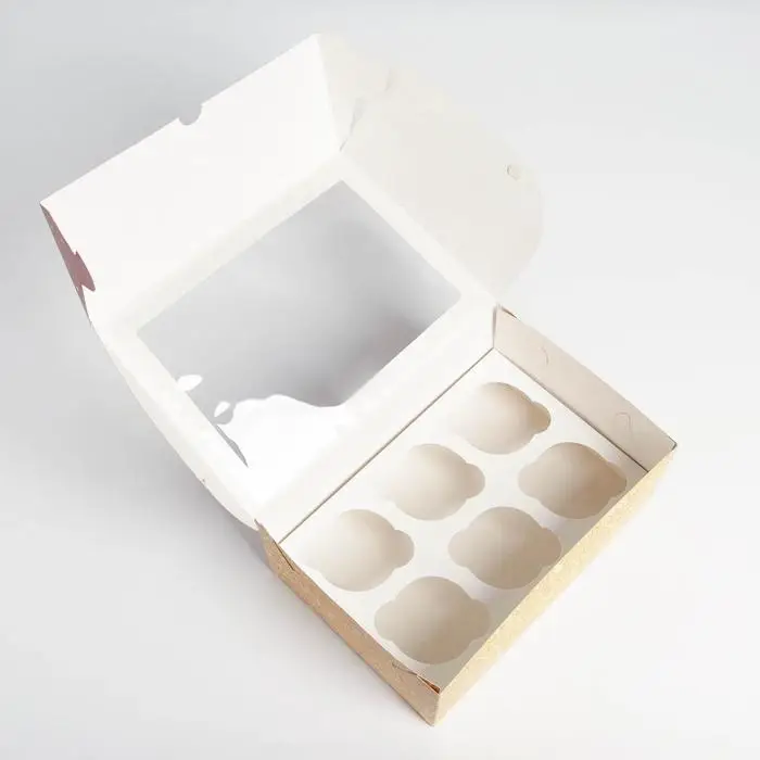 Коробка для капкейков Happy New Year 17 х 25 х 10см Коробка для капкейков Happy New Year 17 х 25 х 10см