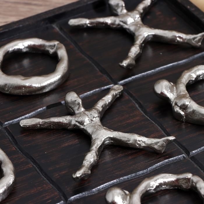 Игра настольная  Игра настольная "Крестики-нолики" 32х32х3 см