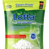 Соль для посудомоечных машин  Clean&Fresh гранулированная, 1,5 кг