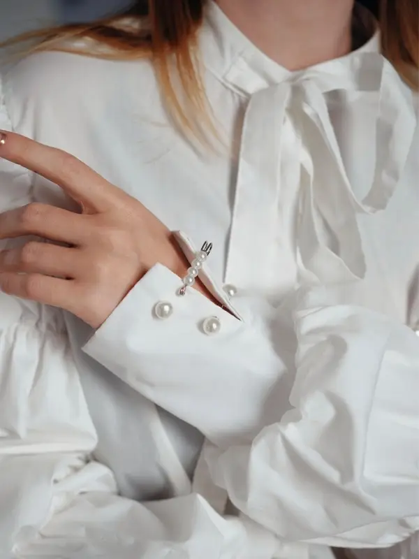 Набор булавок &laquo;Жемчужная нежность&raquo;, 6 шт. 3.5 см, белый в серебре