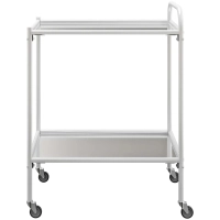 Стол процедурный MEG_передв.мет с 2полк. из нер.стали СПп-01-МСК (код 501М)