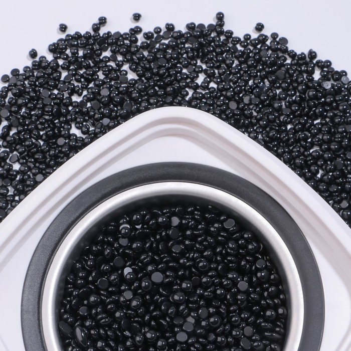 Воск для депиляции, плёночный, в гранулах, 100 гр, цвет чёрный Воск для депиляции, плёночный, в гранулах, 100 гр, цвет чёрный