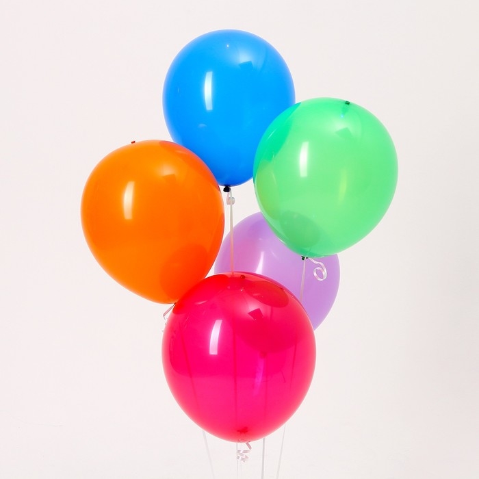 Шар латексный 12 Шар латексный 12" «Шар с диодом», набор 5 шт.