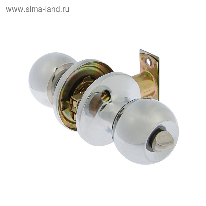 Защелка 1302, с фиксатором, без ключа, цвет хром Защелка 1302, с фиксатором, без ключа, цвет хром