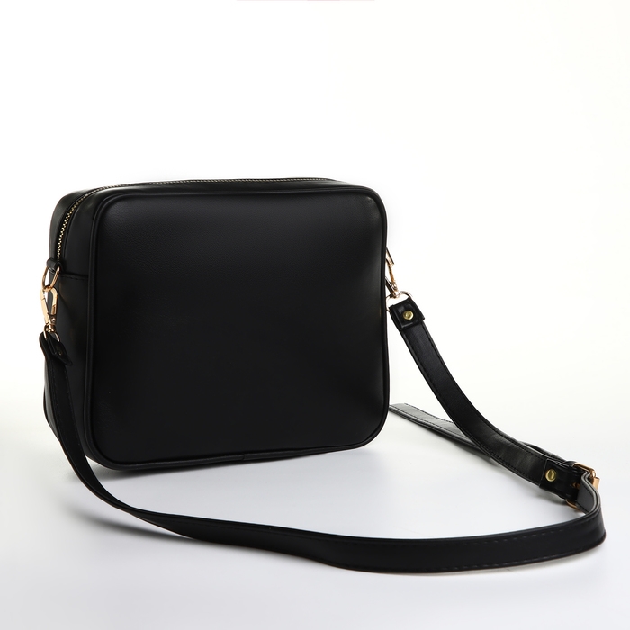 Сумка женская через плечо TEXTURA, маленького размера, цвет чёрный Сумка женская через плечо TEXTURA, маленького размера, цвет чёрный