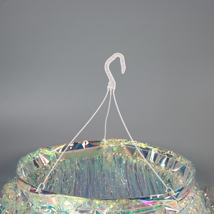 Дождик на подвесе  Дождик на подвесе "Праздничный отблеск" 40х145 см, перламутровый