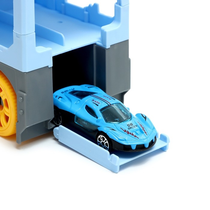 Парковка-автотрек «Атака монстров. Акула», свет, 1 машинка, пусковая установка Парковка-автотрек «Атака монстров. Акула», свет, 1 машинка, пусковая установка