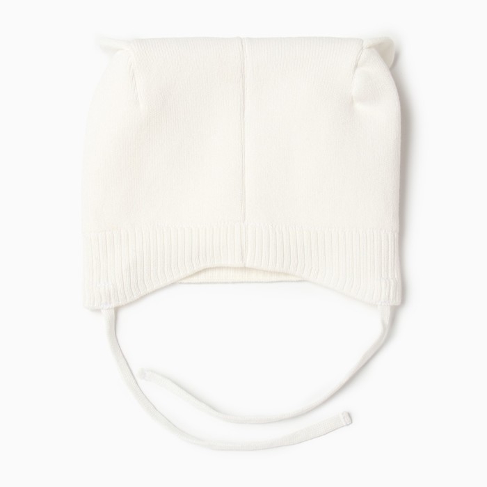 Шапка детская, цвет ванильный, размер 44-46 (9-12 мес) Шапка детская, цвет ванильный, размер 44-46 (9-12 мес)